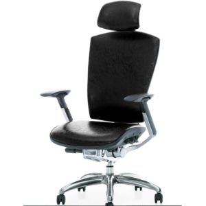 New Design Italian Genuine Leather Ergonomic Executive Chair