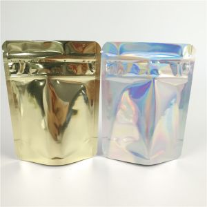 SGS 200g Smell Proof Bag Plastic CMYK With Window