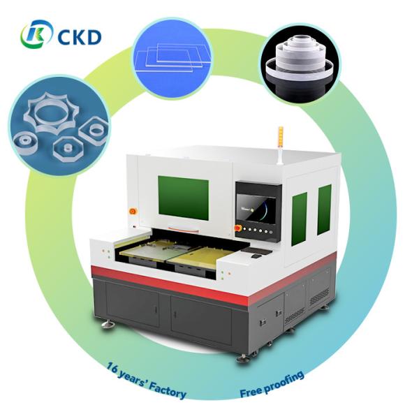 Buy Precision Small Glass Laser Cutting Machine With XY Linear Motor Grating Ruler And Pulse <10ps at wholesale prices