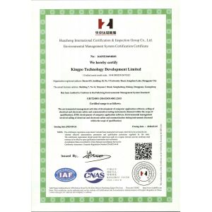 KingPo Technology Development Limited Certifications