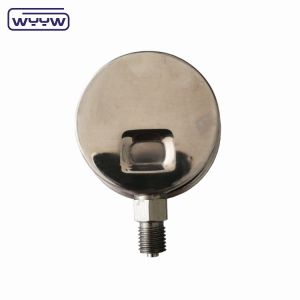 Liquid Filled Bezel Ring Pressure Gauge Manometer 2.5% Accuracy