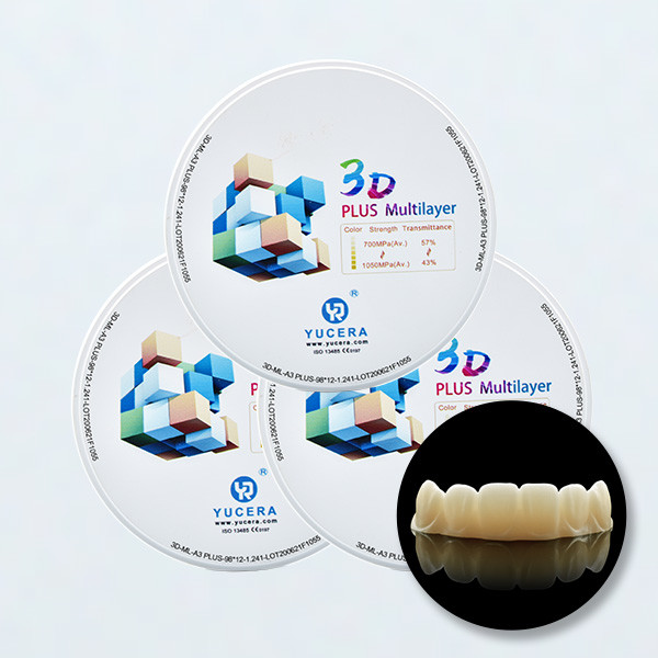 Buy 98mm Dental Zirconia Block Preshaded Sintering Dental Zirconia Discs at wholesale prices