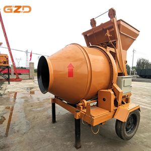 Portable Automatic Mobile Self-Loading Concrete Mixer