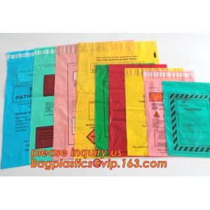 Biodegradable Biohazard Specimen Bag, Biohazard Specimen Transport Bag, Medical
