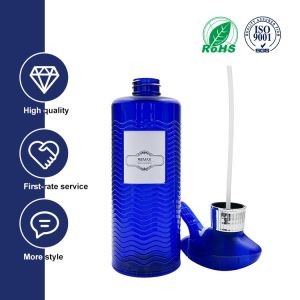 500ml Blue plastic cylindrical smooth with blue Spary for Spray Bottle