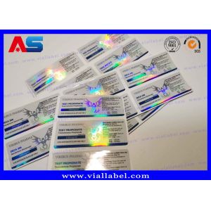 Customized Holographic 10ml Vial Boxes / Small Medical Packaging Storage Boxes