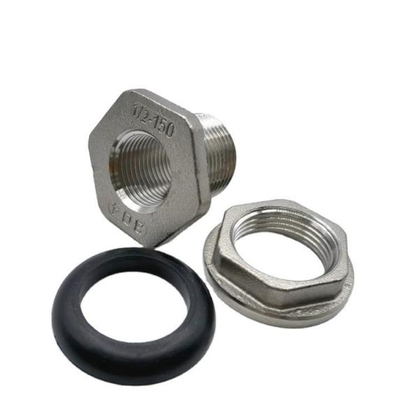 Customized Support 150lb Stainless Steel 304 Water Tank Bulkhead Fitting