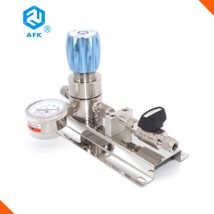 WL400 SS Changeover Manifold Panel Mounting Outlet Connection 1/4" Tube Fitting