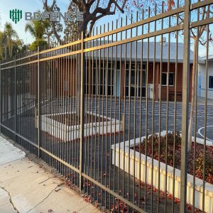 Weatherproof Tubular Steel Fence All-Season