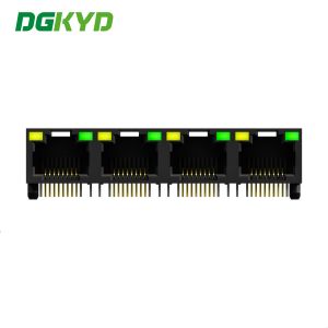 DGKYD561488JB1A1DY1027 Female Rj45 Connector With Light All Plastic Without