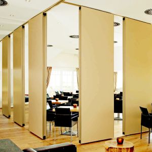 Aluminium Sliding Acoustic Room Dividers Office Removable Partitions For