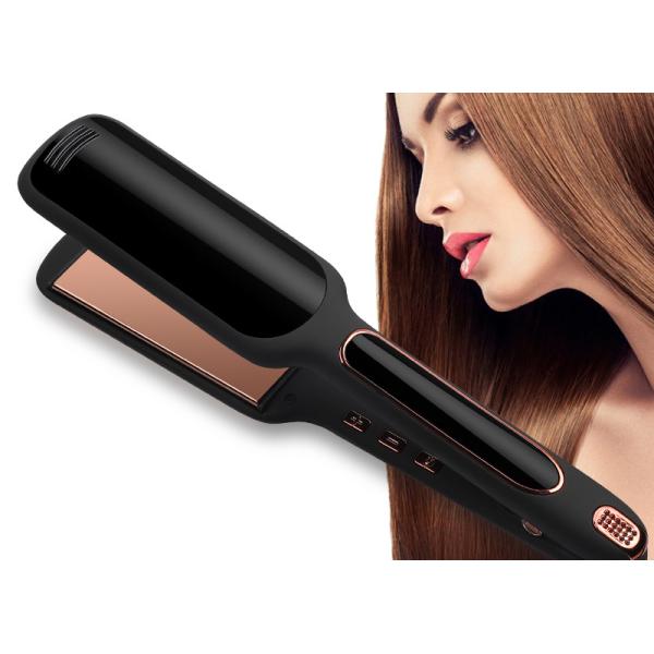Buy Tourmaline Ceramic Coating Anion Hair Straightener Flat Iron Salon Tool at wholesale prices