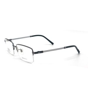 TD015 Titanium Frame with Semi-rimless Eye Style