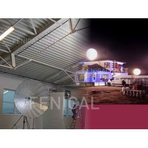 Film Television Inflatable Led Balloon For Commercial Uplighting Movie