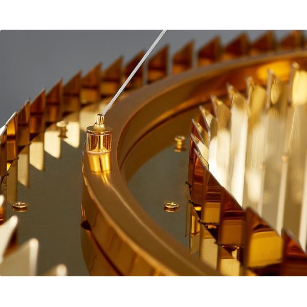 4000K 5000K Large Luxury Gold Modern Crystal Chandelier High Translucent