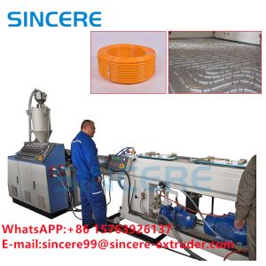 PERT Floor Heating Plastic Pipe Extrusion Line Corrugated Tube Machine