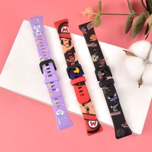 Sweat Proof 21mm Silicone Watch Band With Plastic Clasp