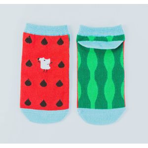 Girls Knitted Ankle Length Socks / Cute Ankle Socks Funny Standard Thickness