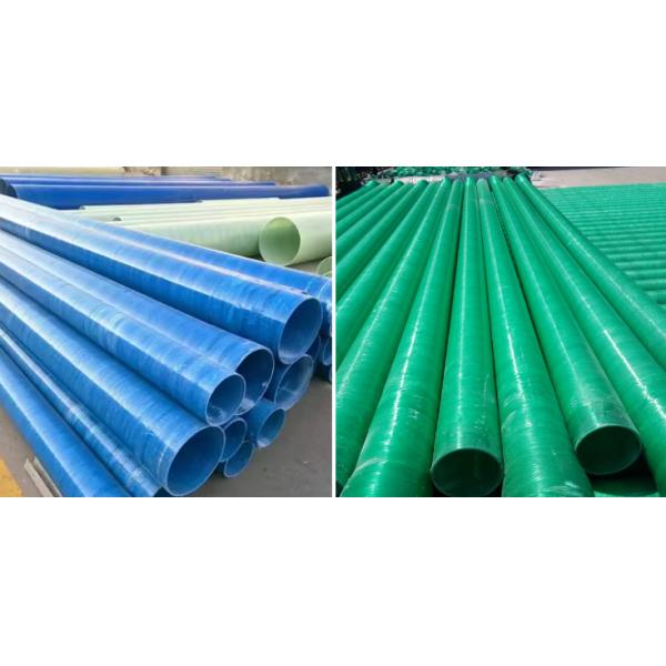 High Pressure Fiberglass Reinforced Plastics Mortar FRP Pipe Round Customized Underground Sand Pipe