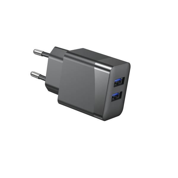 Buy Fireproof PC ErP 12W RoHS 5V3.4A European USB Charger at wholesale prices