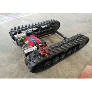 Agricultural Machineries Rubber Track Undercarriage With Chassis / Power