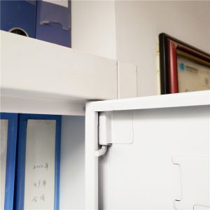 Folding Metal File Cabinet Office Foldable Iron Storage Small Cupboard