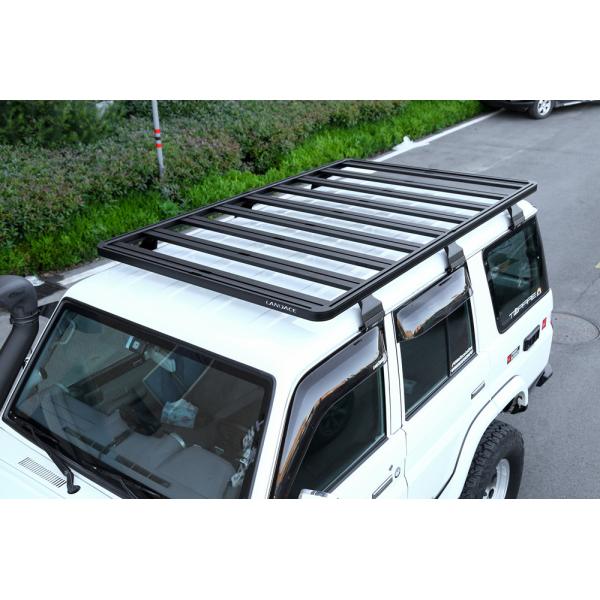 Lightweight Aluminium Alloy Roof Rack for Toyota LC76 SUV Net weight 25.6kg 1540X1425mm
