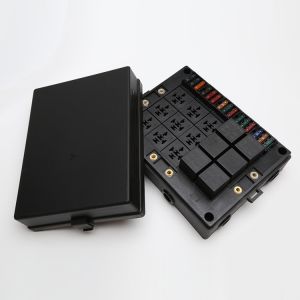 15 Slots Universal Fuse Relay Box ATC ATO Fuse Holder and Relay Panel for 4 or 5