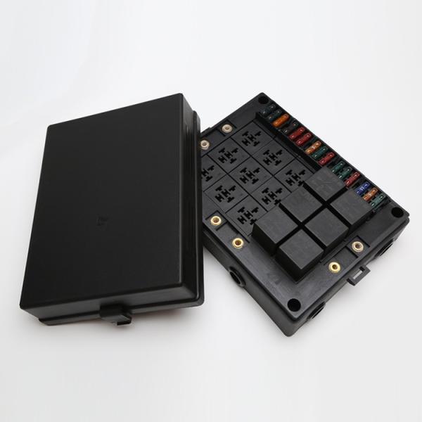 15 Slots Universal Fuse Relay Box ATC ATO Fuse Holder and Relay Panel for 4 or 5