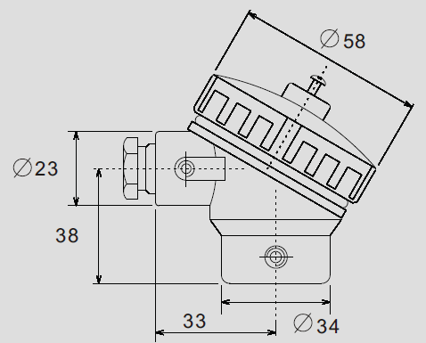 Digital Thermometer Components KB Connection Thermocouple Head for Outdoor