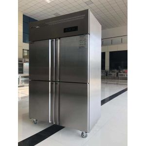 Four Door Stainless Steel Freezers 220V 32 Cubic Foot