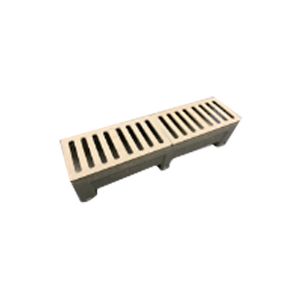 Prefabricated Polymer Concrete Drainage Channel 130MM Width Outer