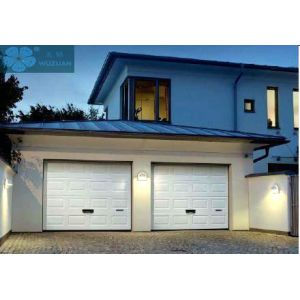Remote Control Sectional Overhead Garage Door Galvanized Steel