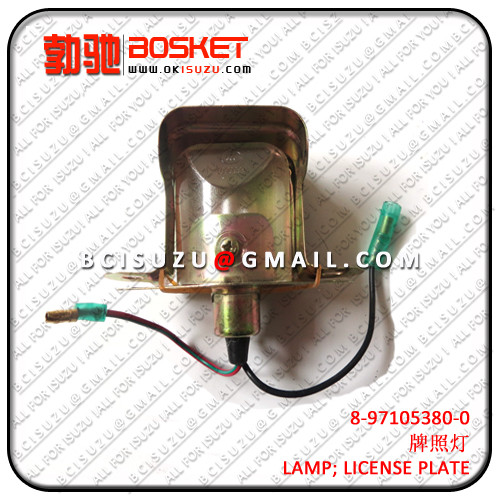 Buy ISUZU NKRNQR LICENSE PLATE LAMP 8971053800 8-97105380-0 at wholesale prices