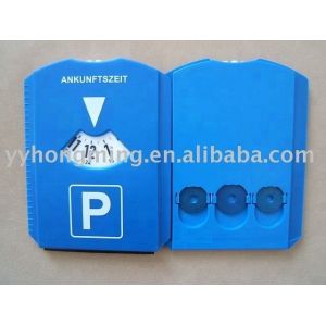 Standard Euro PS Plastic Parking Disc Ice Scraper Parking Disk for Parking