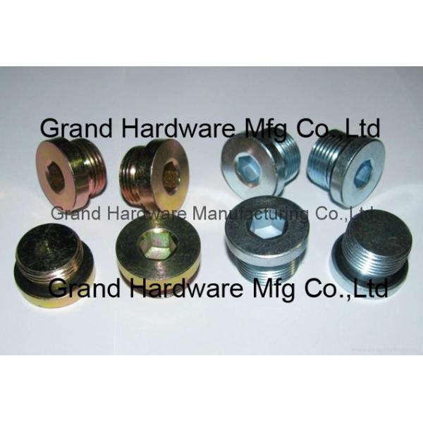 male BSP thread 3/4 inch aluminum drain plugs for Gearboxes with O-ring