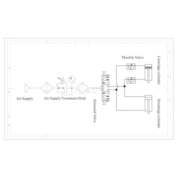 High Precision Pneumatic Piston Filling Machine 60HZ High Pneumatic SUS304 0.6mpa