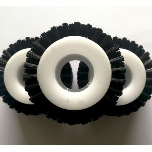 Round Nylon Brush Wheel For Mechanical Cleaning Dust Removal