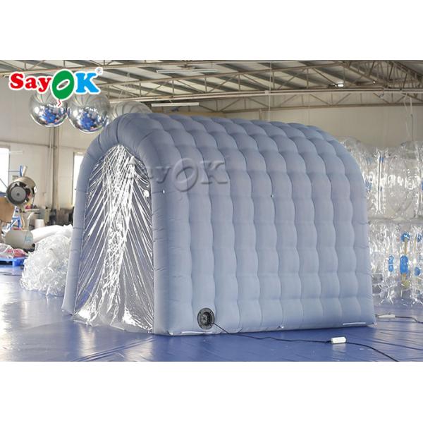 Gray Inflatable Medical Tent Disinfection Tunnel For Hospital Equipment