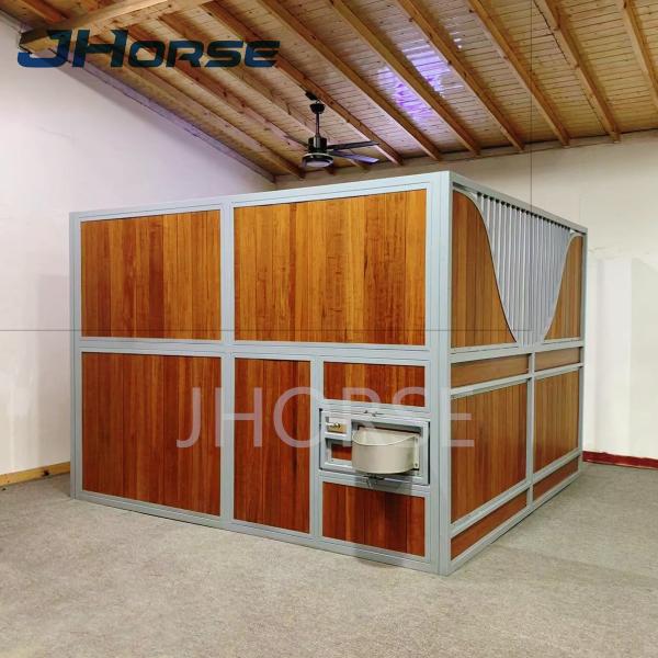 Standard 3m 3.5m 3.6m 3.8m 4m Horse Stall Panels With Feeder