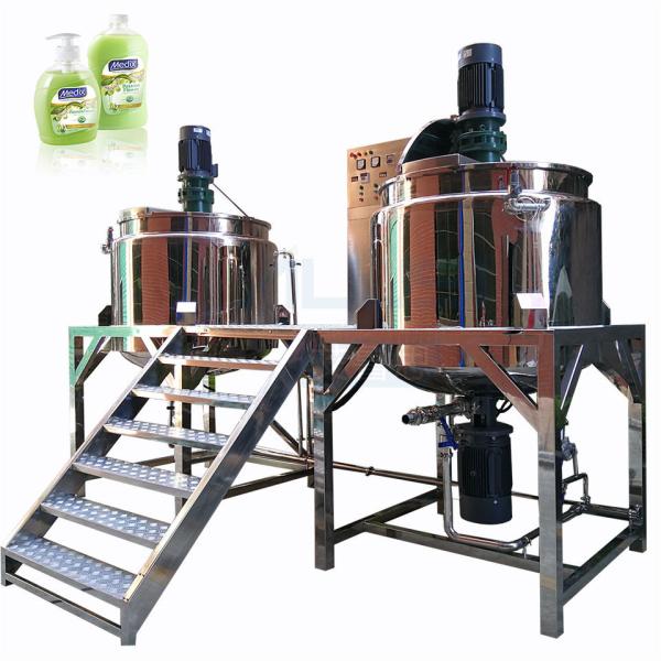 5000L Gel Shampoo Homogenizer Emulsifier Mixer Liquid Hand Wash Making Machine
