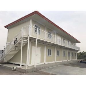 Detachable 20ft Shipping Container Temporary Housing Modular Prefab House