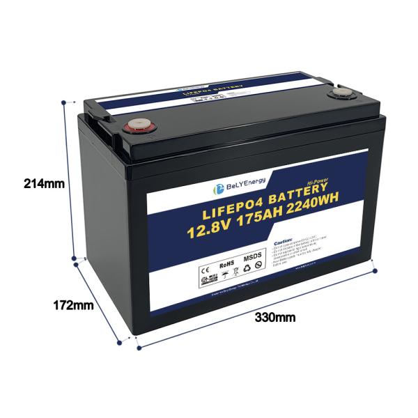 Buy Solar 12v Lifepo4 Battery 175ah For Marine Medical at wholesale prices