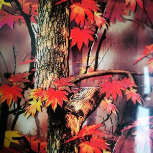 32um PVA Hydrographic Transfer Film With Maple Leaf Pattern