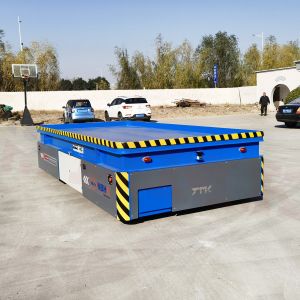Heavy Load Industrial Transfer Carts Battery Operated 40 Tons