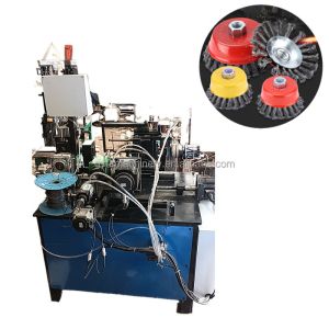 4" Twisted Power Steel Wire Cup Brush Machine for Machinery Repair Shops at