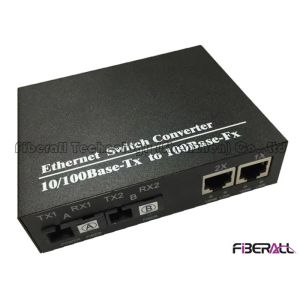Cascading 10/100Base-Tx Bi-Di Fiber Media Converter Fiber Ethernet Switch