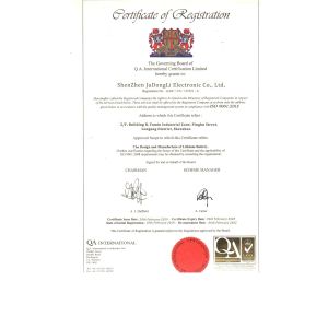 Shenzhen Hao Yue Technology Co., Ltd. Certifications