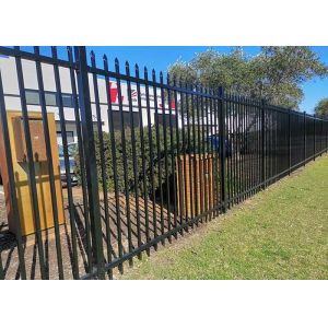 Galvanized Steel Railing Tubular Iron Railing Land Garden Fence Yard Fence