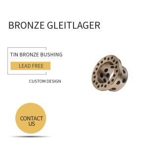 C93200 Tin Bronze Cast Bushings Self Lubricating Bearing Guide Plate for Mixers